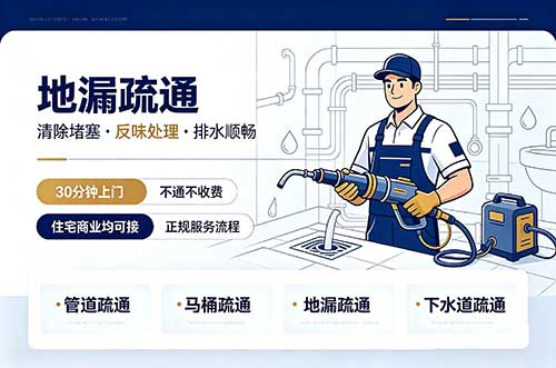 桂林地漏疏通